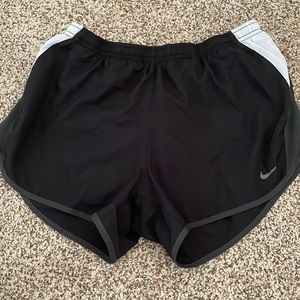 Nike dri fit shorts. Black, white and dark grey